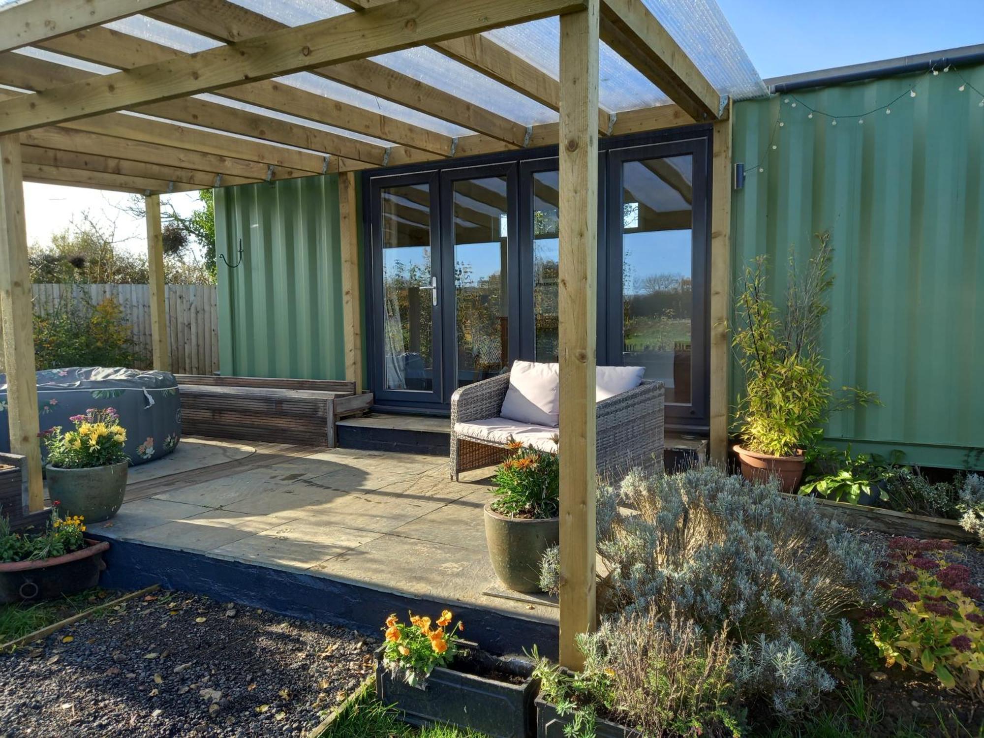 Sweet Pea Cabin Badsey Exterior foto